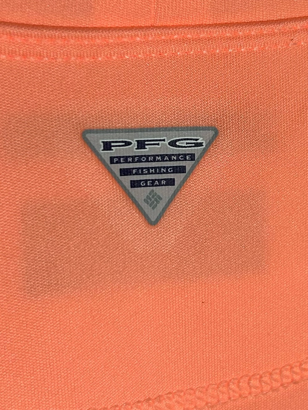 Columbia PFG Omni Shade Long Sleeve Tee Size Large Peach/Coral fishing active - Picture 6 of 10